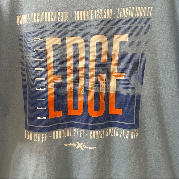 Celebrity cruise t shirt blue 2xl - Picture 2 of 5